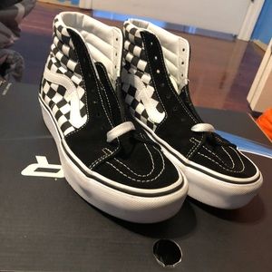 CHECKERED SK8- HI PLATFORM 2.0 VANS